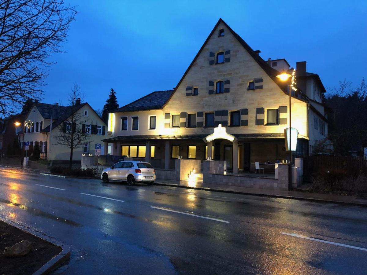 Hotel Wilder Mann Rückersdorf Exteriör bild