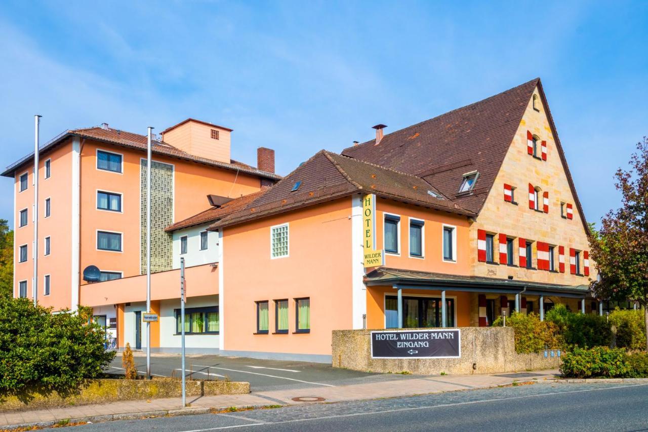 Hotel Wilder Mann Rückersdorf Exteriör bild