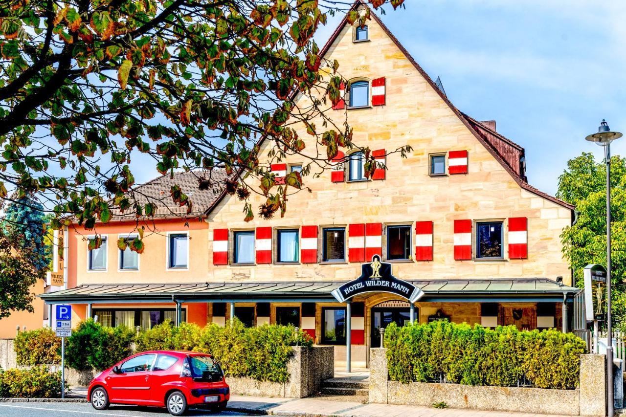 Hotel Wilder Mann Rückersdorf Exteriör bild